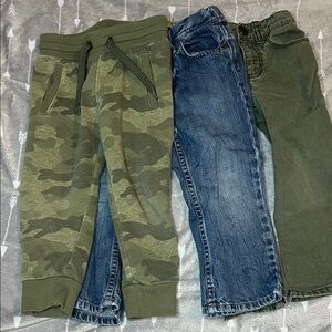 Old Navy Kids Camo and Denim Jeans Set